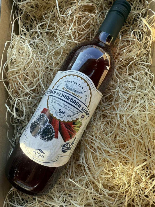 Venyige tanya - Szeder rebarbara szörp 750 ml